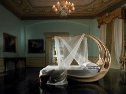 Enignum Canopy Bed 2.edition of 12.olive ash and organza.2010