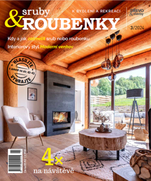 nový časopis srubyROUBENKY 3-24