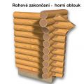 sruby - zakončení horní oblouk
