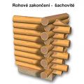 sruby - zakončení šachovité