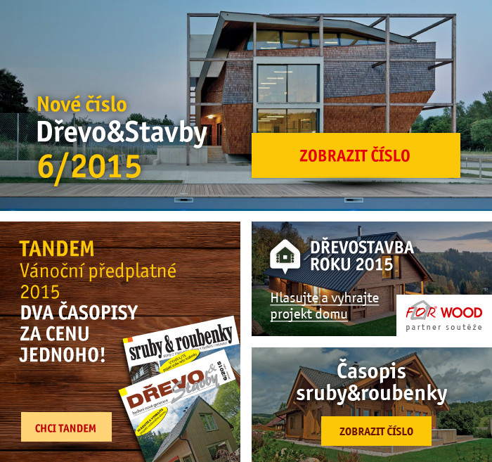 Časopis sruby&roubenky 5/2015
