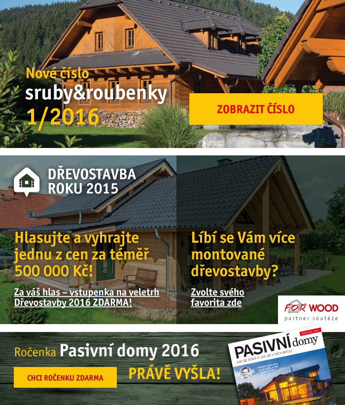 Časopis sruby&roubenky 5/2015