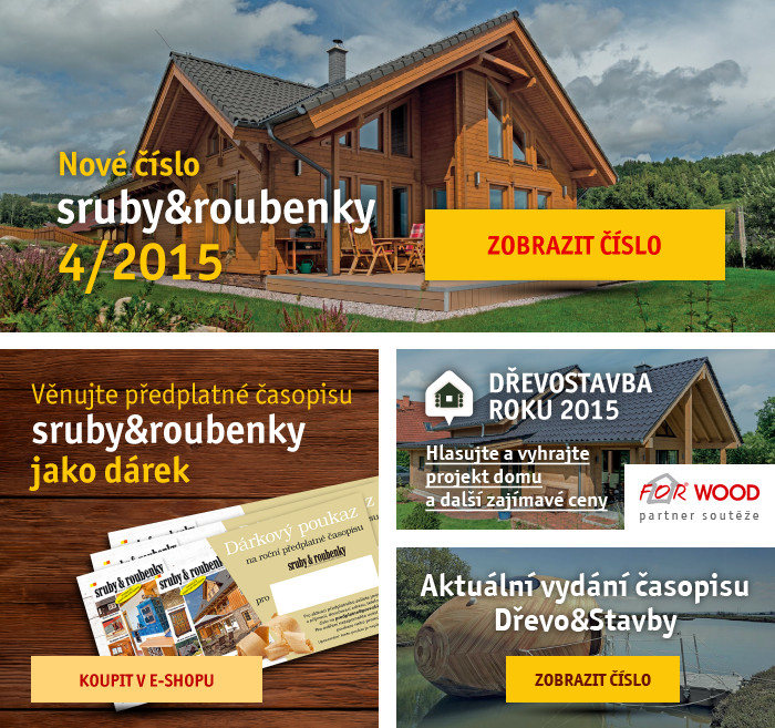 Časopis sruby&roubenky 5/2015