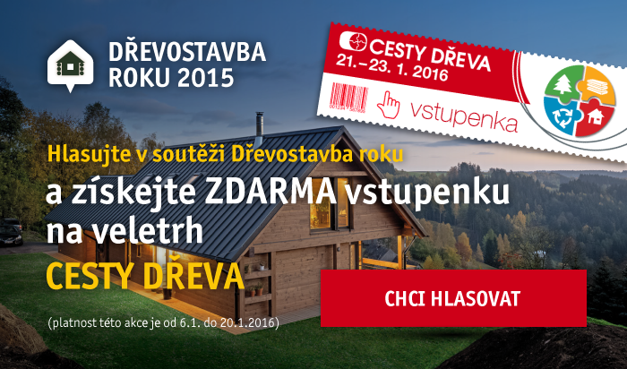 Hlasujte v soutěži Dřevostavba roku