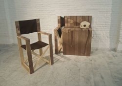 Cóm-oda - skládací židle a komoda v jednom