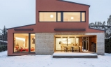Moderní městská vila ze dřeva