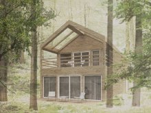 Projekt - do lesa - dřevostavba na klíč