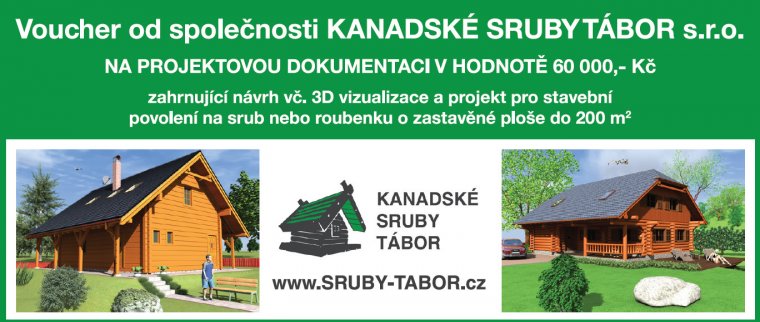 HLAVNÍ VÝHRA časopisu sruby&roubenky