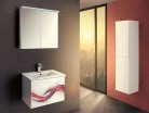Drevojas koupelnovy nabytek IMAGE sklenena celni plocha motiv abstract foto zdroj Drevojas