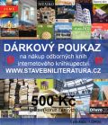 2x poukázka na odběr stavební literatury v NSC Brno v hodnotě 500 Kč za jednu poukázku