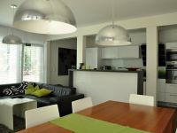 LOCUS 119 dřevostavba interiér obývací část