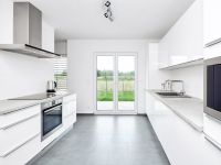 kuchyně v nové dřevostavbě