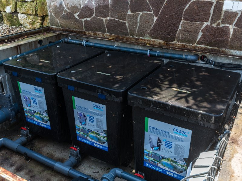 zahradní jezírko filtrace