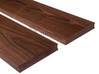 termojasanová terasa - profil pro skryté spoje jasan