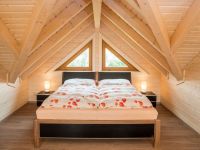 ložnice dřevostavba srub