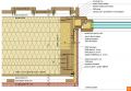 Multifunkční dům Archa v Nenačovicích, detail obvodového pláště, Akad.arch. Aleš Brotánek