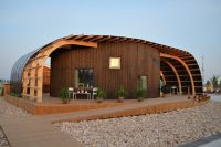 Studentská dřevostavba se solární střechou
