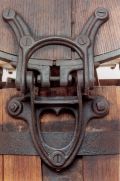 Detail kování pračky IDEAL (1905)