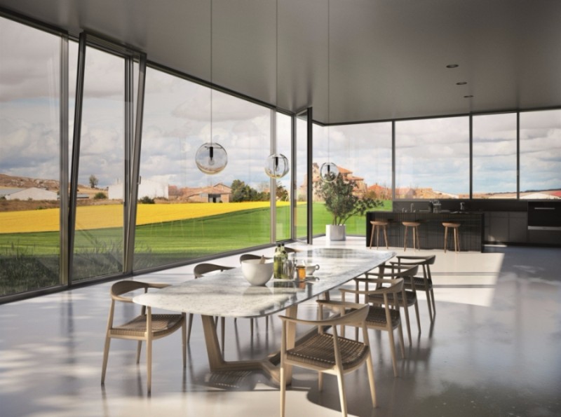 Schüco FWS 60 CV image jidelna