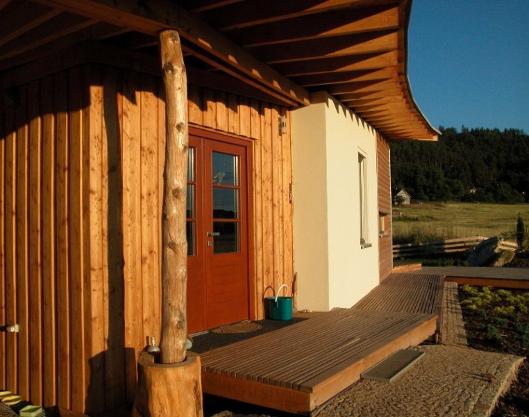 dřevostavba  - organické tvary