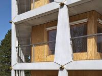 exteriér dřevo a beton
