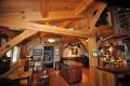 Timber Frame Homes custom timber frame home plans Lake Glennville NC 020