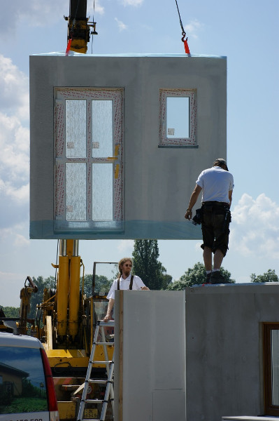 montované dřevostavby