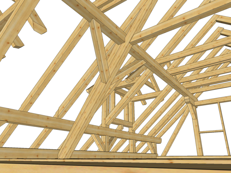 07 stolice projekt roubenky