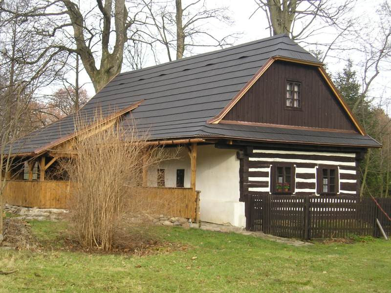 1 plastový šindel