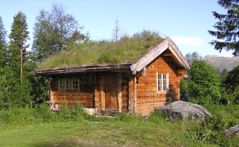 Vegetační střechy podle tradiční norské metody