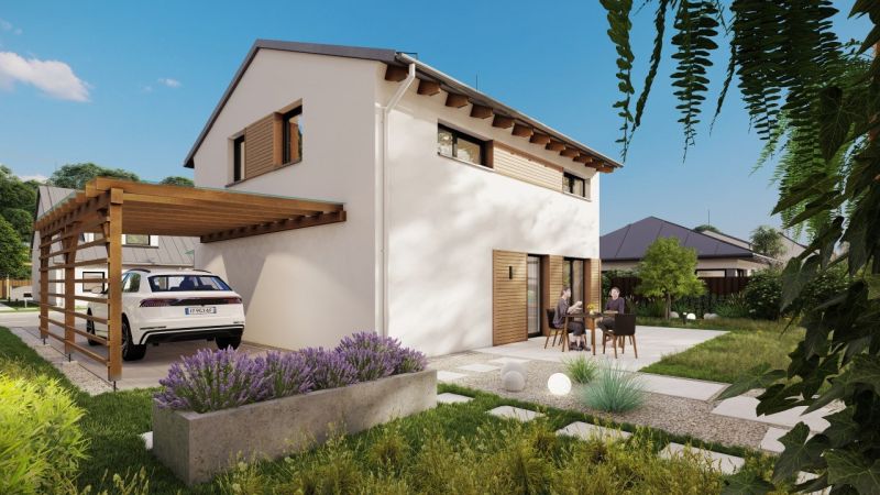 DrevoaStavby.cz | Nejprodávanější dřevostavba na klíč KUBIS 74