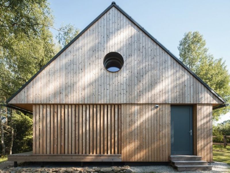 DrevoaStavby.cz | Horská chata z CLT panelů Lipno