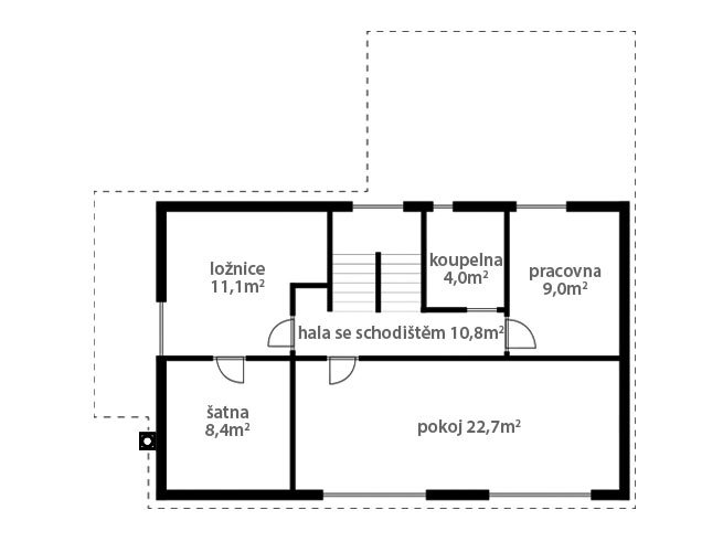 DrevoaStavby.cz | WOOD SYSTEM (podkrovní dřevostavba č. 2)