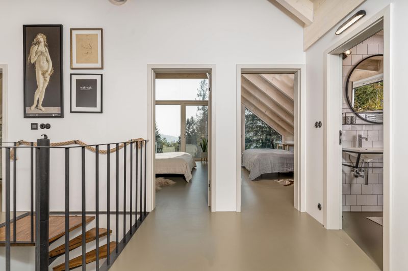 DrevoaStavby.cz | Dřevěná nástavba-interiér patra