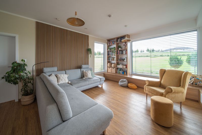DrevoaStavby.cz Elegantní patrová dřevostavba podle architektonického návrhu obývací kout