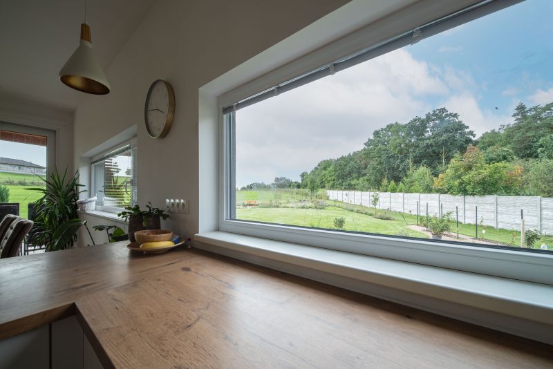 DrevoaStavby.cz Elegantní patrová dřevostavba podle architektonického návrhu výhled z kuchyně