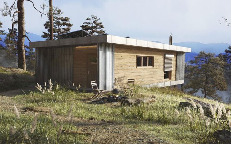 DrevoaStavby.cz Dřevostavba pro seniory Roubenka R2