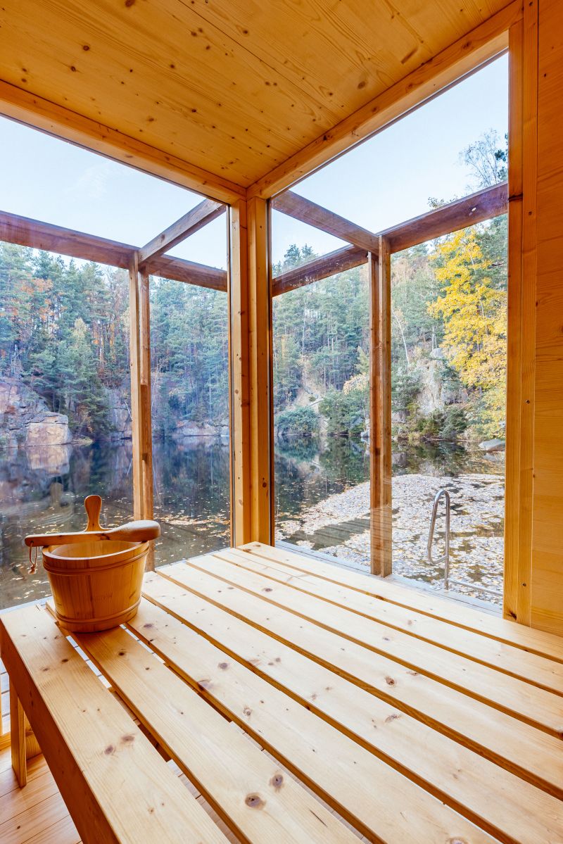 DrevoaStavby.cz | Hidden Retreat – dřevěný domek se saunou