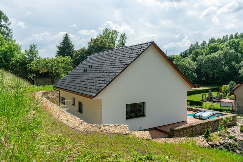 DrevoaStavby.cz Dřevostavba propojená s kamenným domem DrevoaStavby.cz Přízemní dřevostavba pro dva