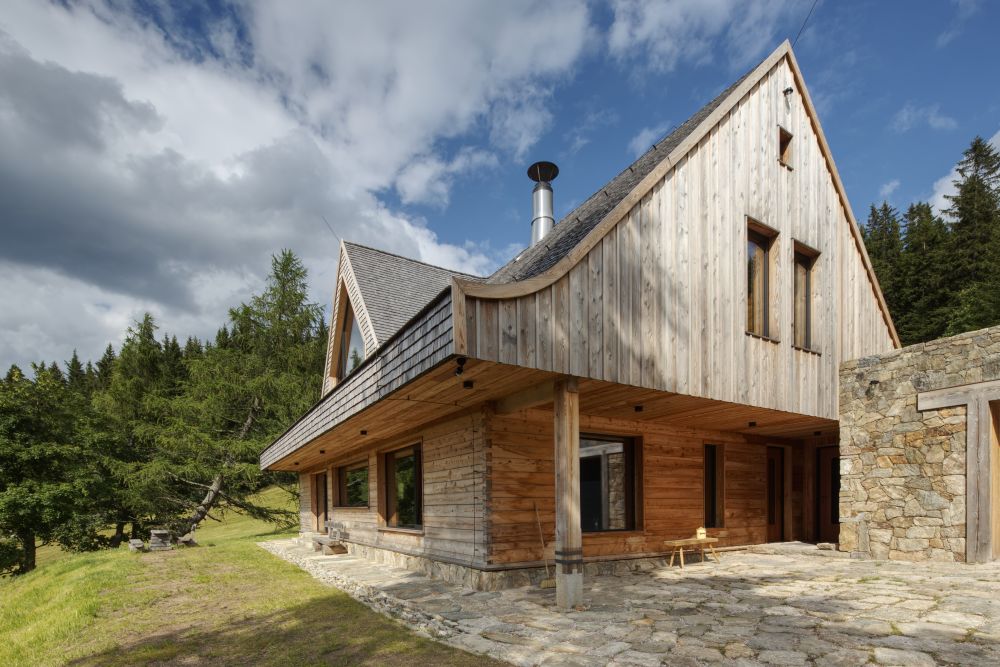 Recyklace dřevostaveb příklad dřevostavby