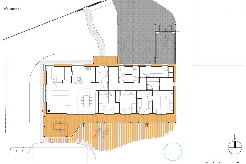 DrevoaStavby.cz | Moderní přízemní dřevostavba jako z pohádky