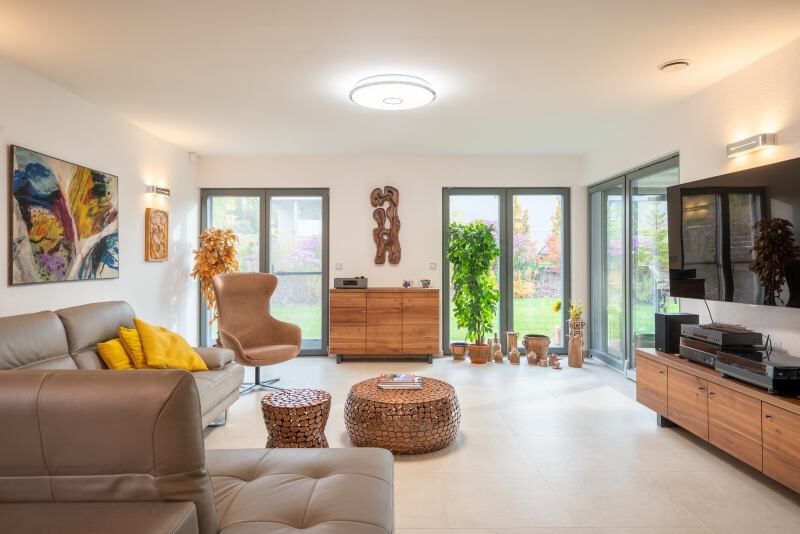 DrevoaStavby.cz | Přízemní dřevostavba ATRIUM