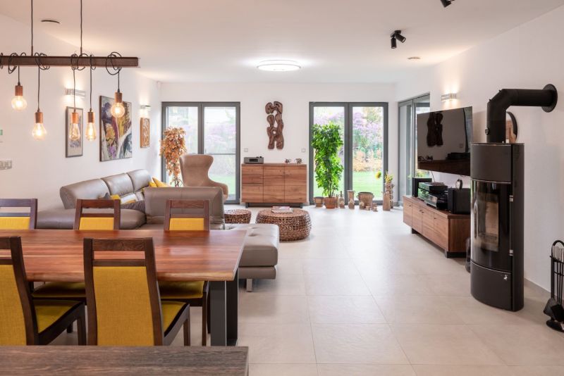 DrevoaStavby.cz | Přízemní dřevostavba ATRIUM