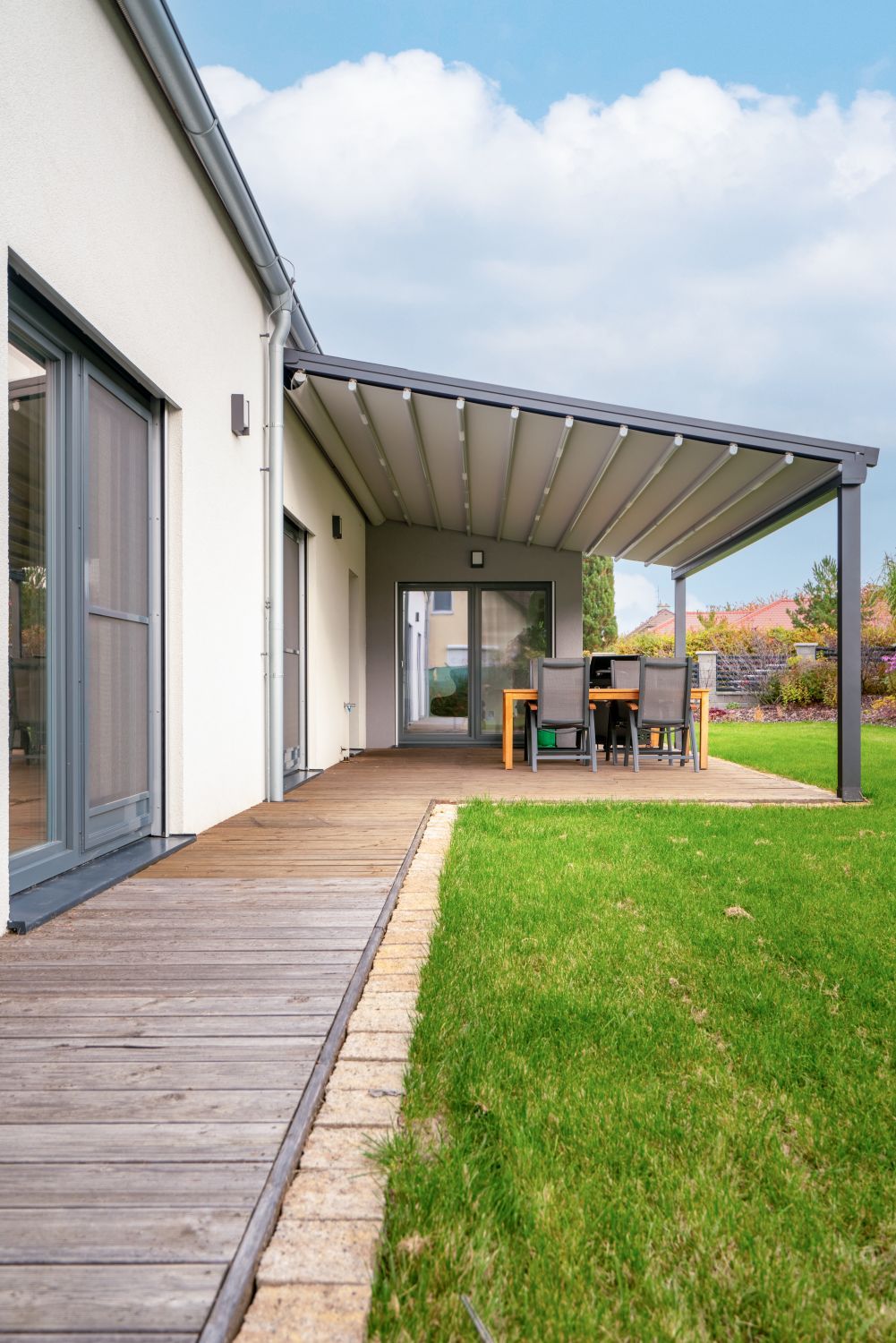 DrevoaStavby.cz | Přízemní dřevostavba ATRIUM