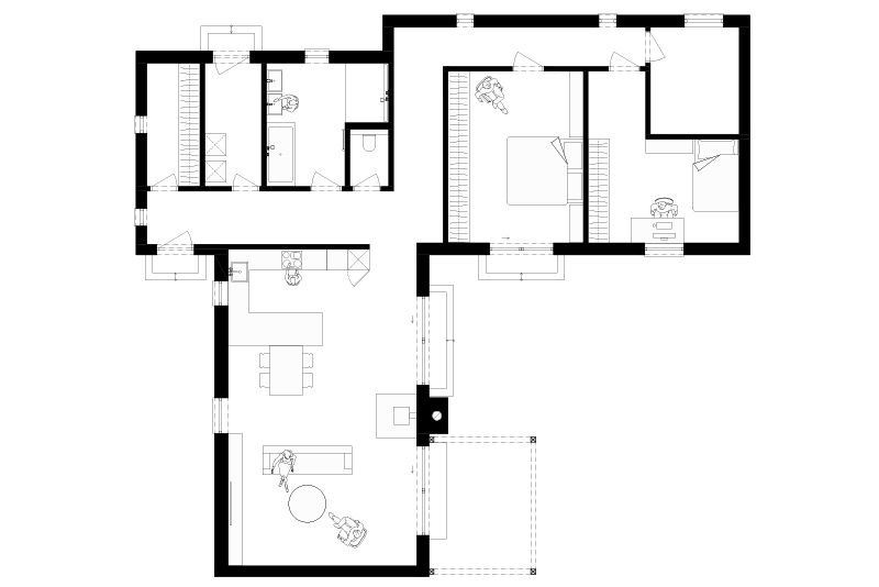 DrevoaStavby.cz | Přízemní dřevostavba PILA MARTINICE