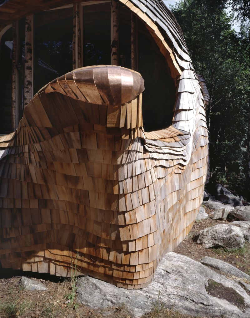 DrevoaStavby.cz | Originální chata na břehu švédského jezera Övre Glav