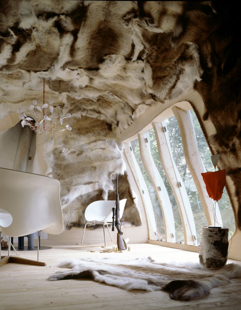 DrevoaStavby.cz | Originální chata na břehu švédského jezera Övre Glav