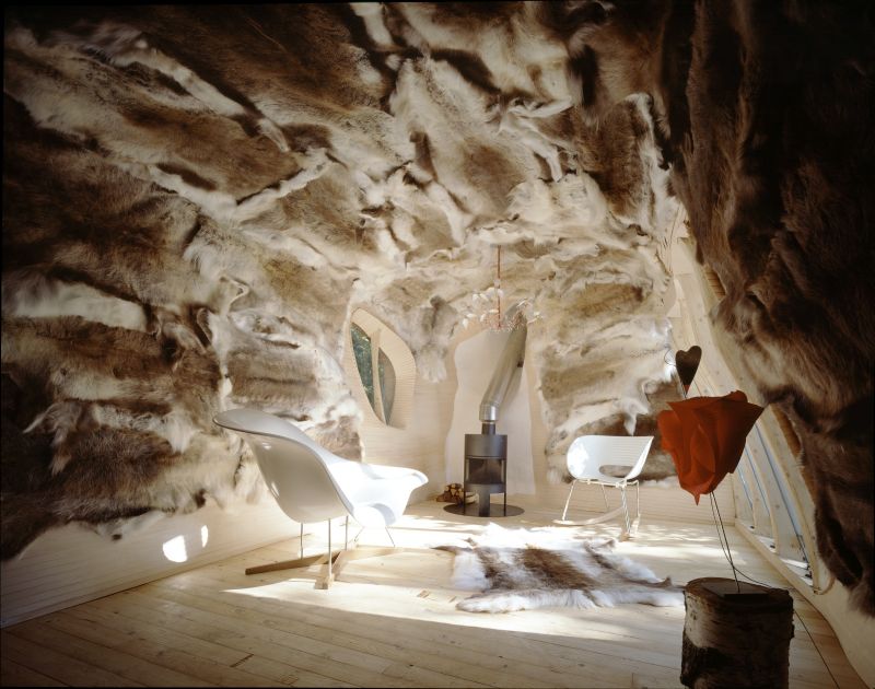 DrevoaStavby.cz | Originální chata na břehu švédského jezera Övre Glav