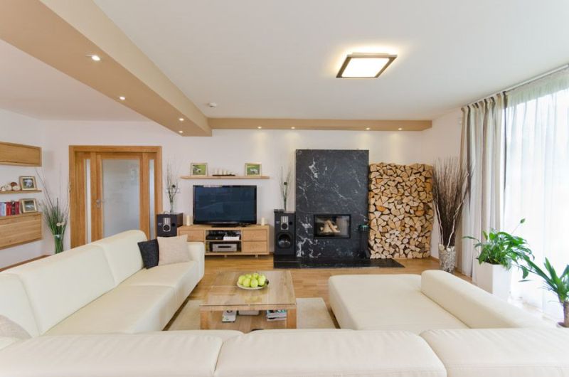 DrevoaStavby.cz | Moderní přízemní dřevostavba s fasádou z modřínu