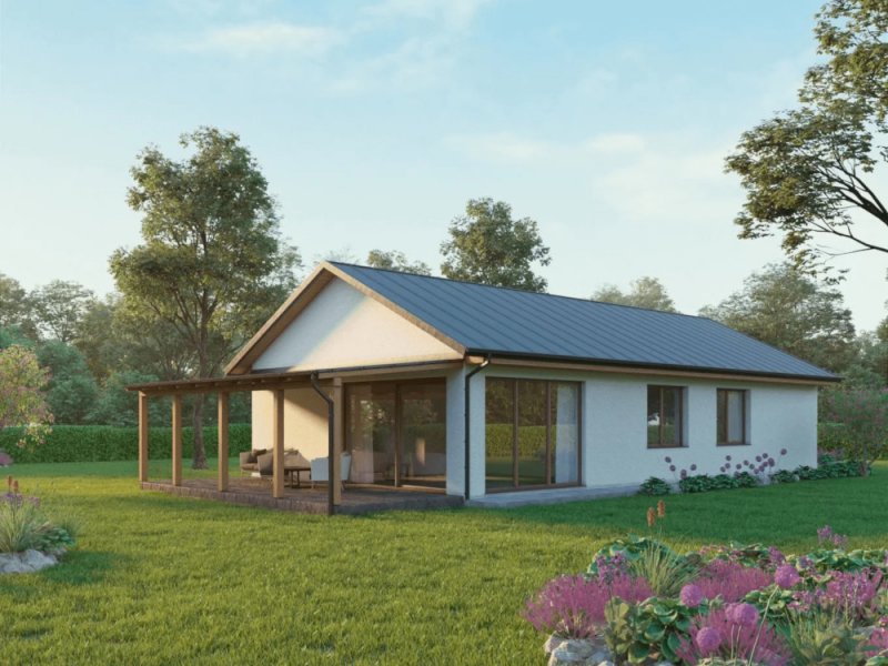 DrevoaStavby.cz | EASY HOMES | typová dřevostavba EASY 113